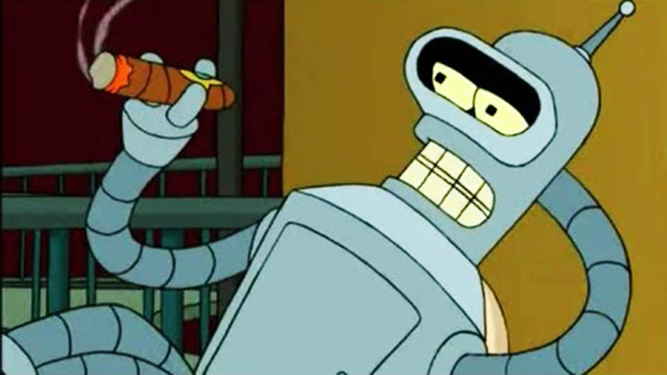 picture of Bender from Futurama