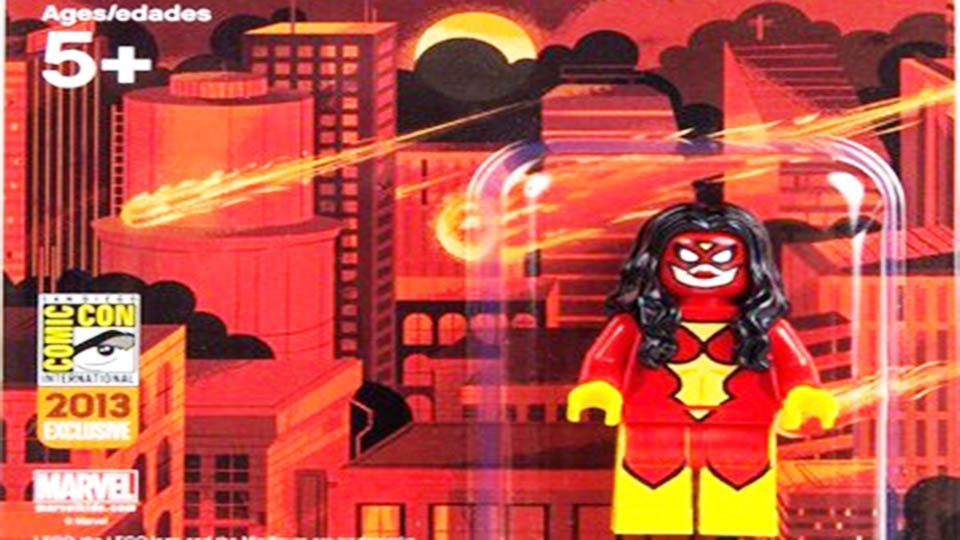 best lego minifigure ever comic con marvel spider woman

